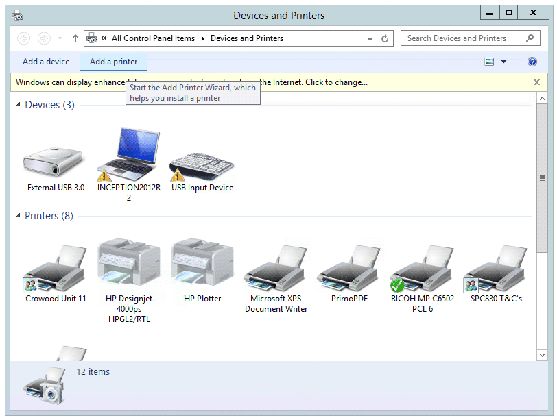 Adding Printer Driver